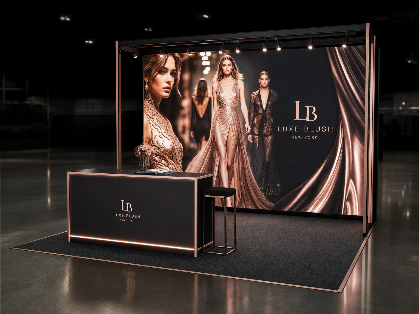 10x10 LED Display Exhibit for JCK in Las Vegas - LED exhibit thumbnail