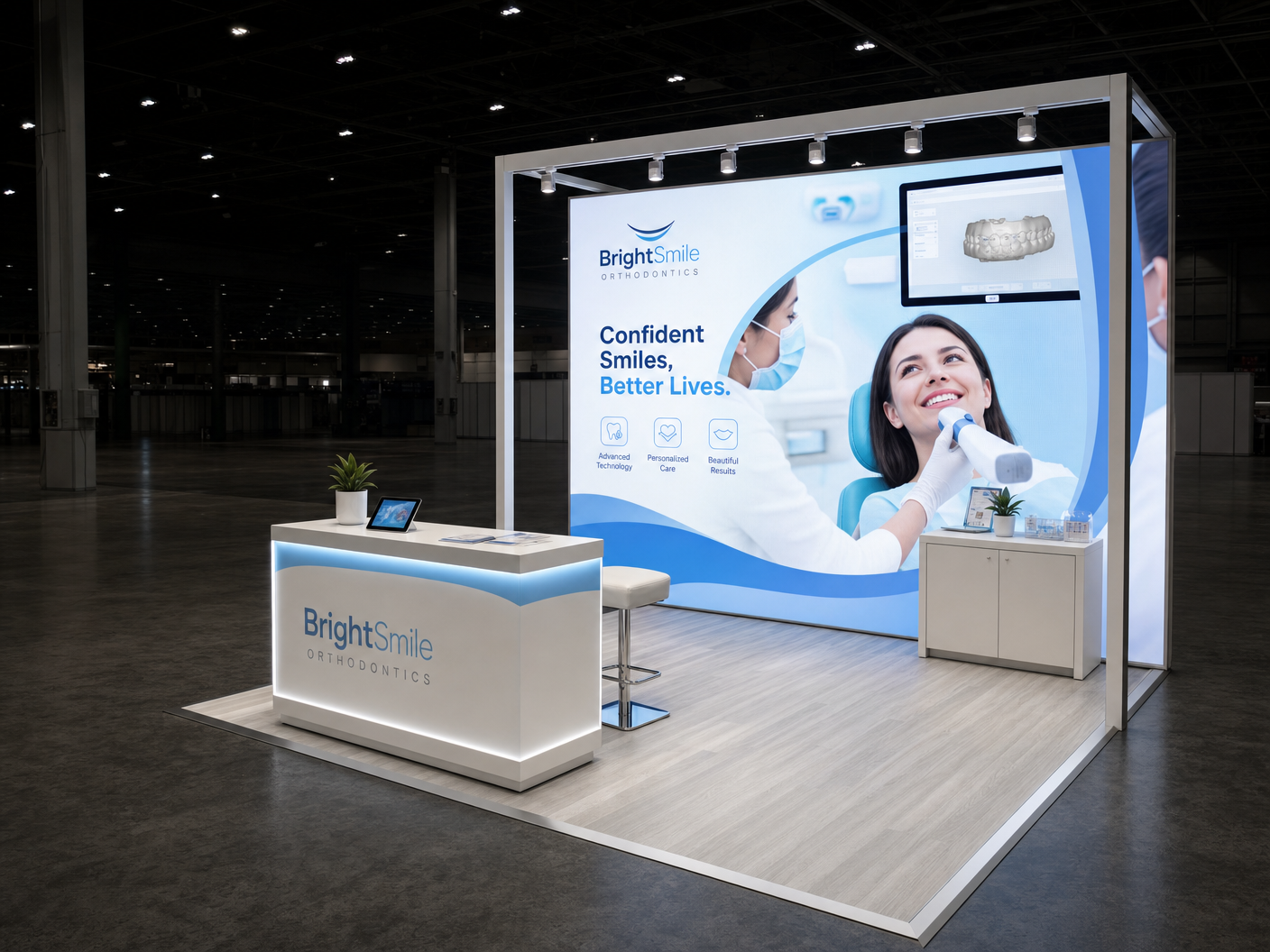 10x20 LED Exhibit for NAB Show in Las Vegas - LED exhibit thumbnail