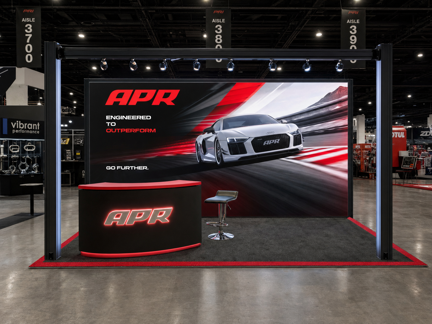 10x20 LED Exhibit Rental for IMTS Boston - LED exhibit thumbnail