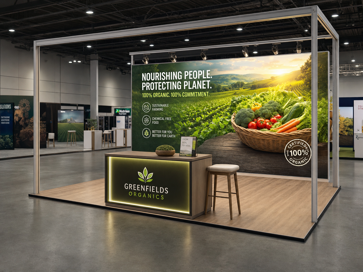 Farm Progress 10x20 LED Rental Exhibit – AgTech Brands - LED exhibit thumbnail