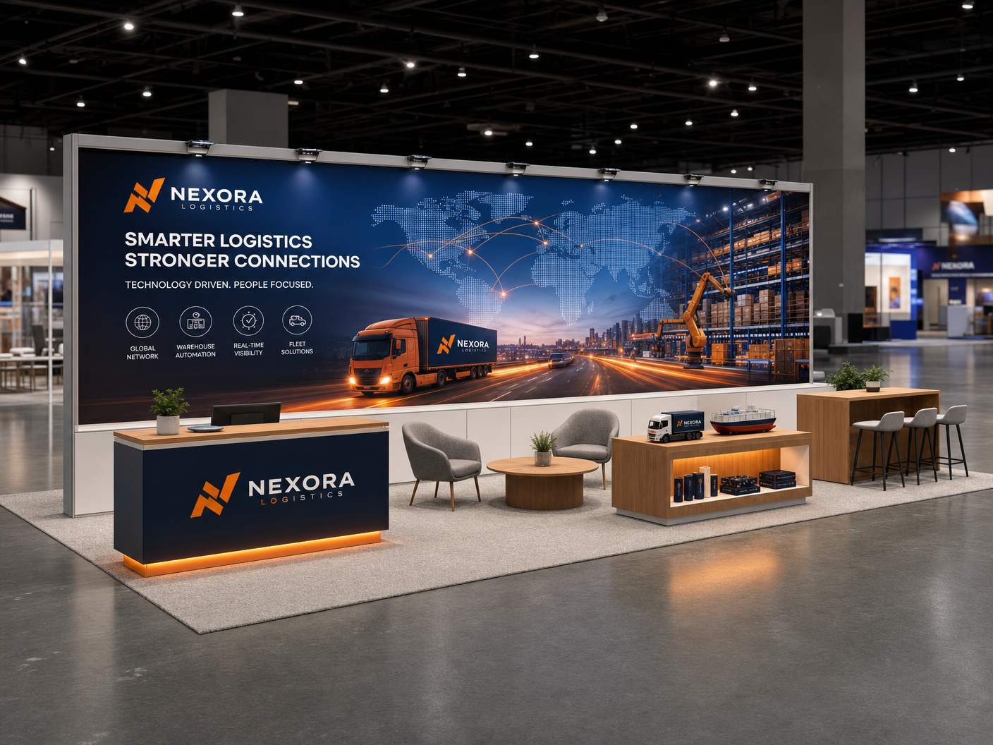 10x30 LED Trade Show Exhibit for Money20/20 in New York - LED exhibit thumbnail