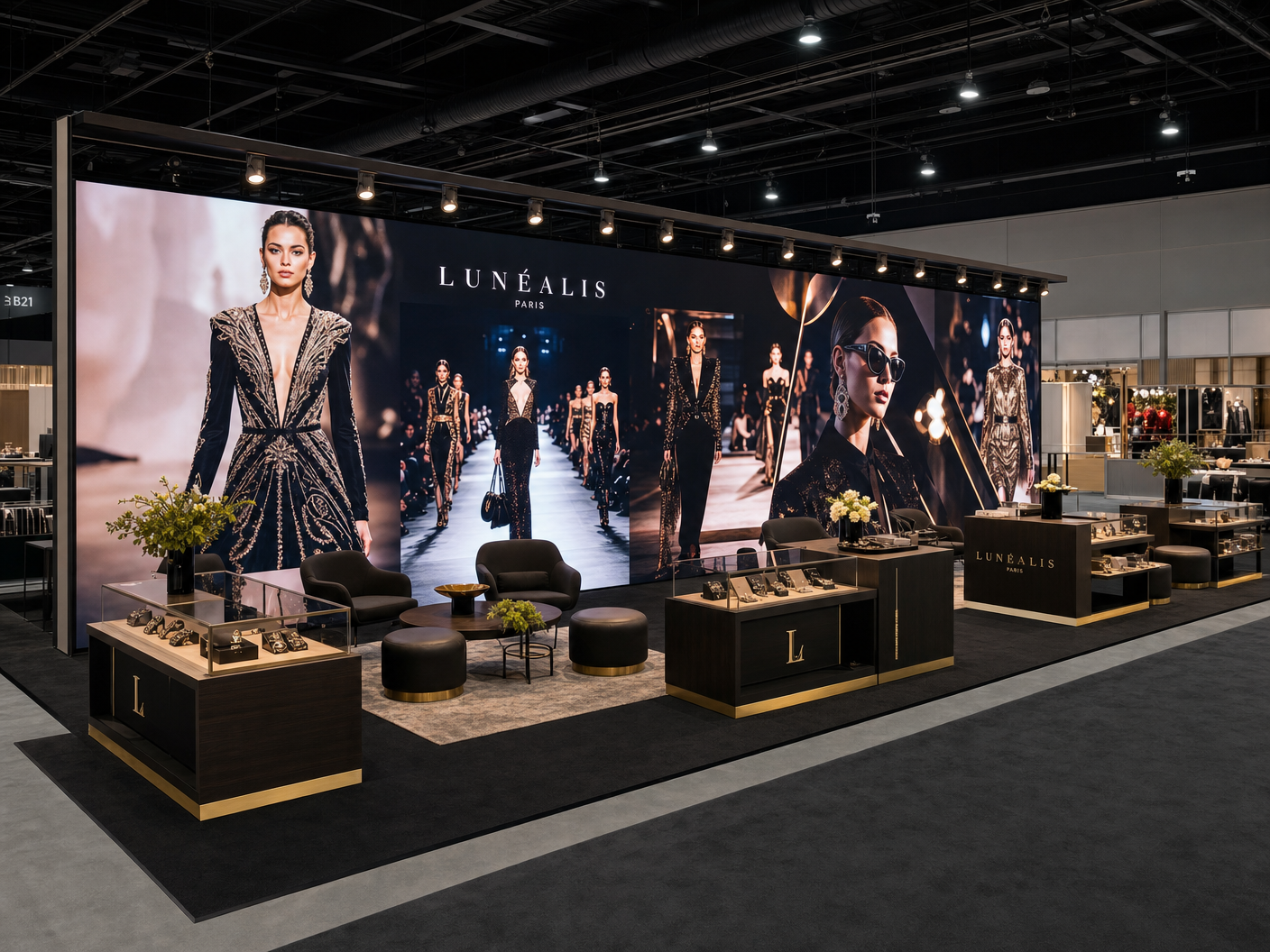 10x30 LED Trade Show Exhibit for CES in Dallas - LED exhibit thumbnail