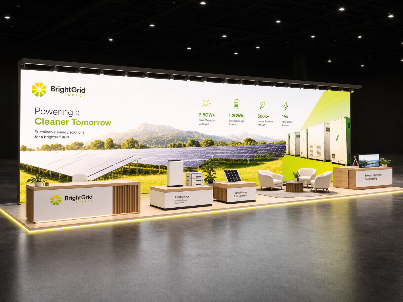 InfoComm 10x30 LED Video Wall Exhibit – Industry Companies - LED exhibit thumbnail