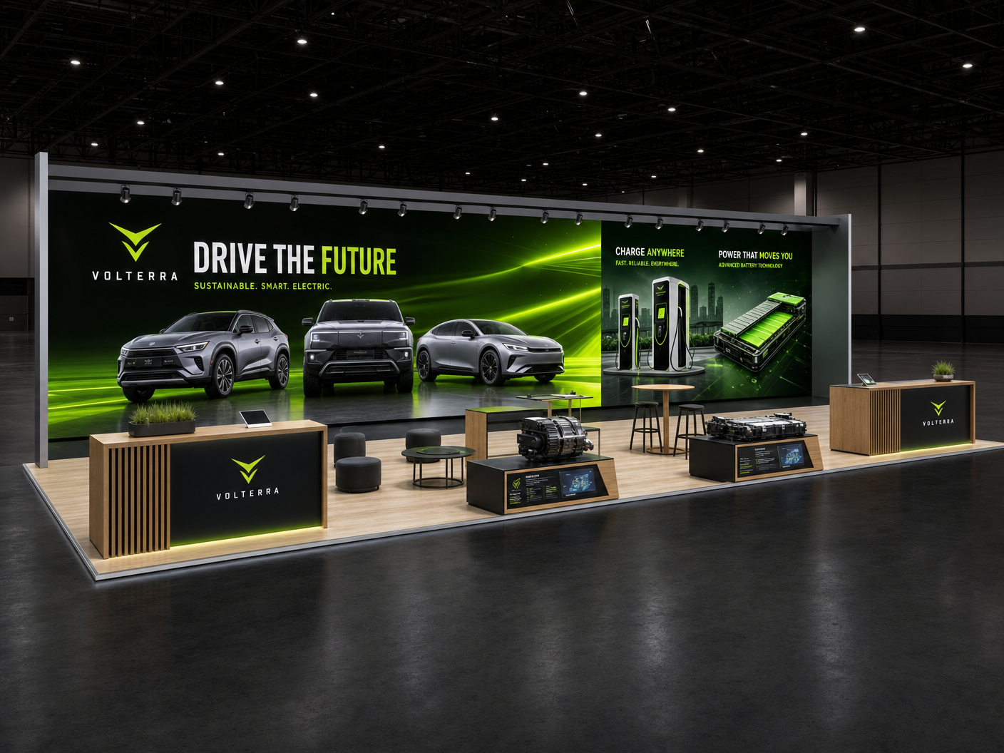 10x30 LED Trade Show Exhibit for FABTECH in Chicago - LED exhibit thumbnail