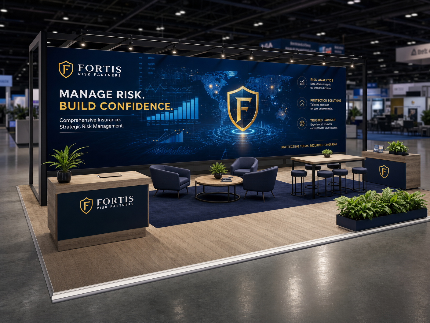 10x30 LED Trade Show Exhibit for IMTS in Houston - LED exhibit thumbnail
