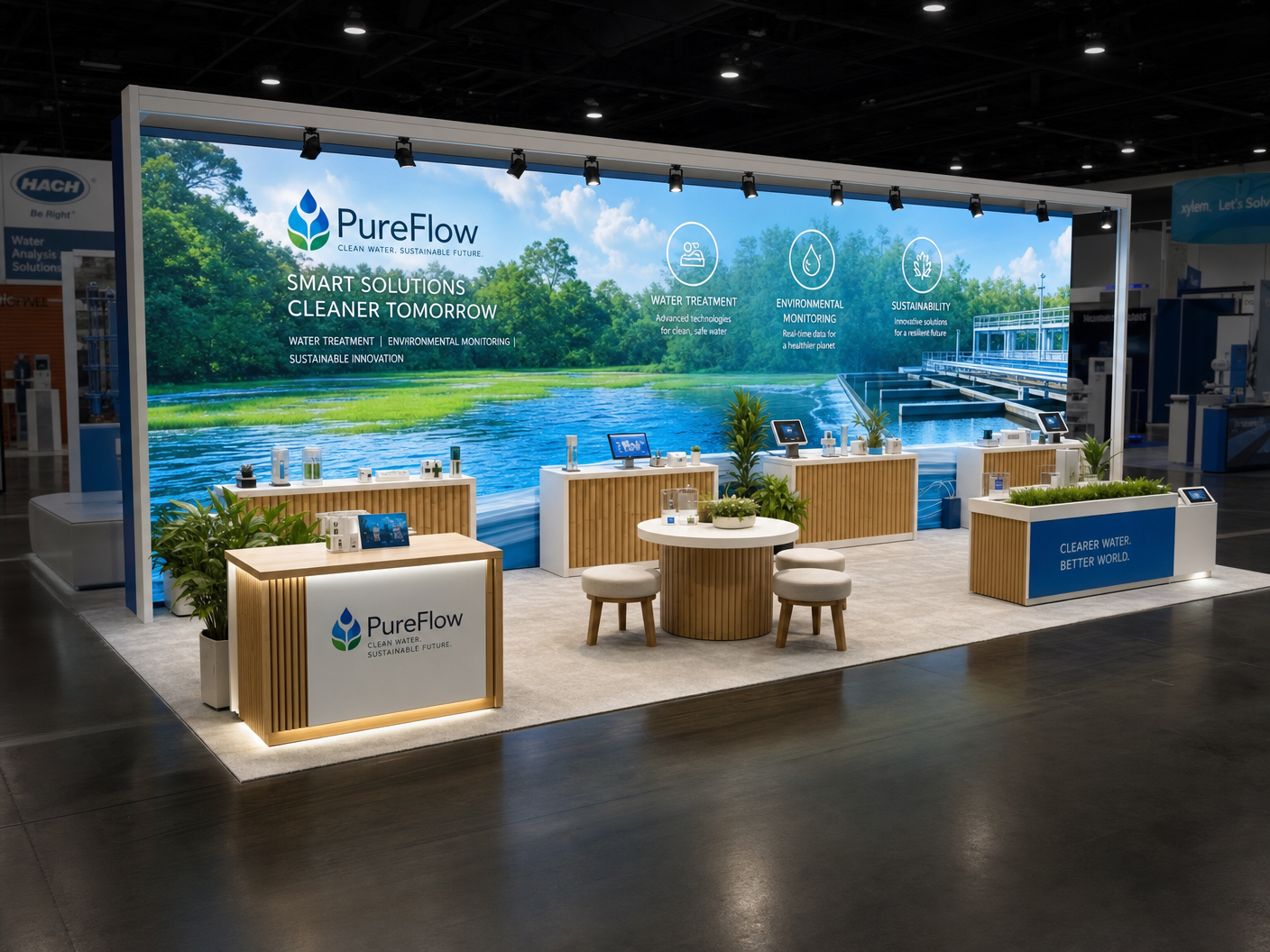 IHRSA 10x30 LED Video Wall Exhibit – Industry Companies - LED exhibit thumbnail