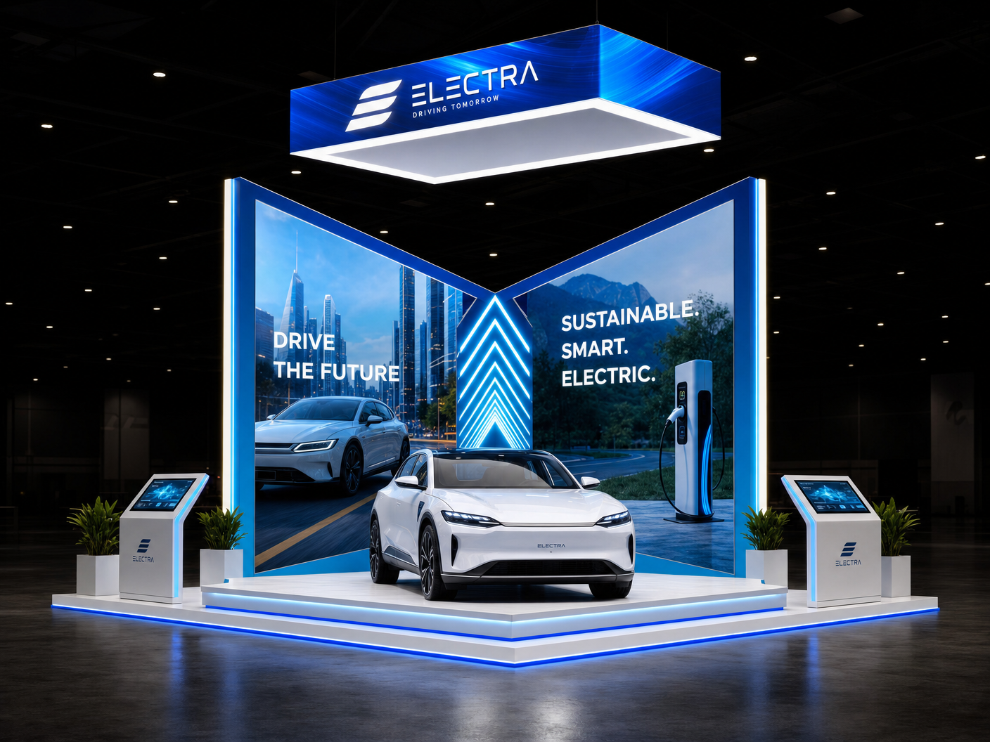 AAPEX LED Wall Exhibit – 20x20 Automotive Brands - Automotive & Motorsports LED exhibit