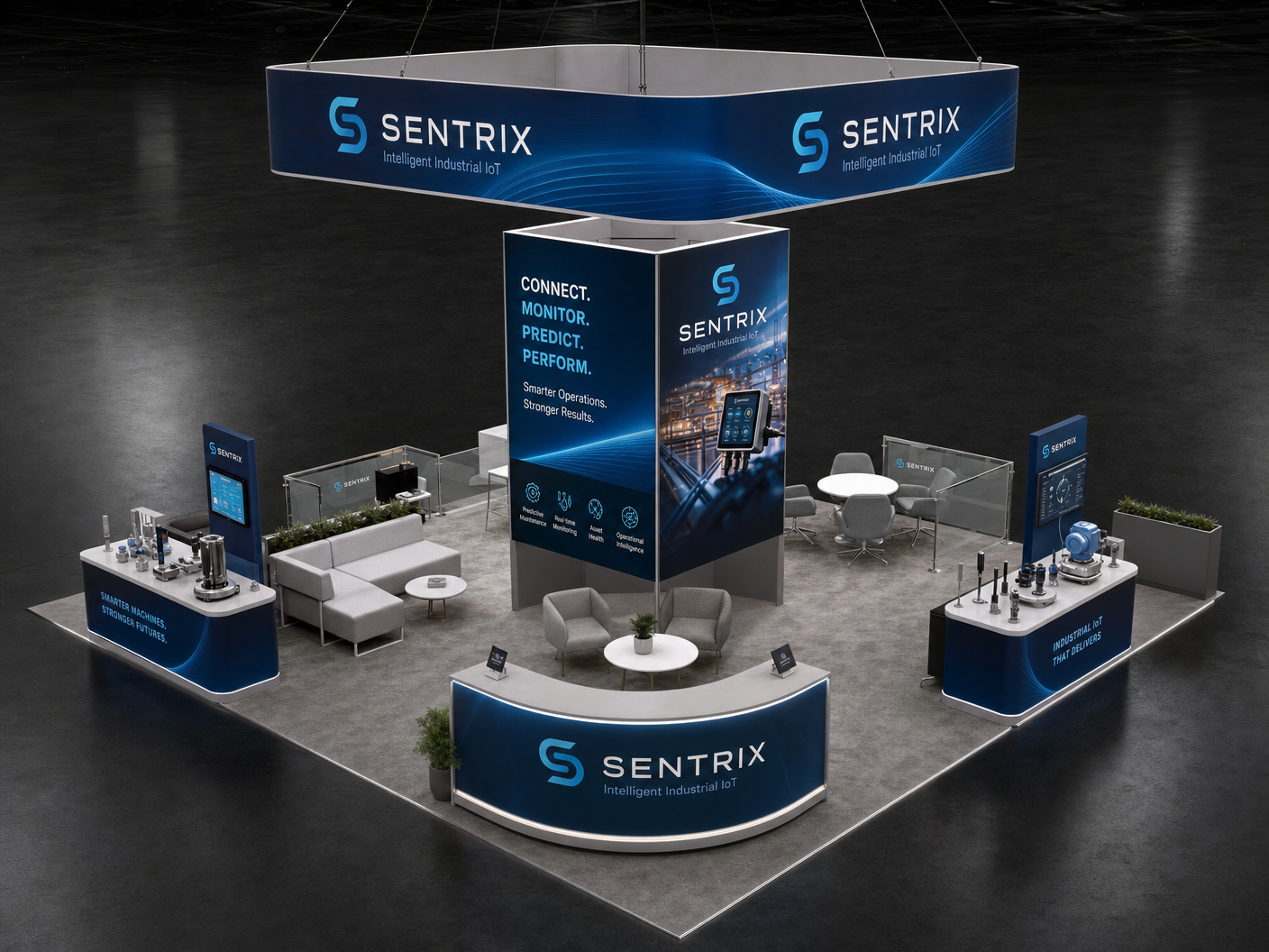 RSNA 20x20 LED Exhibit Rental – Healthcare Brands - LED exhibit thumbnail