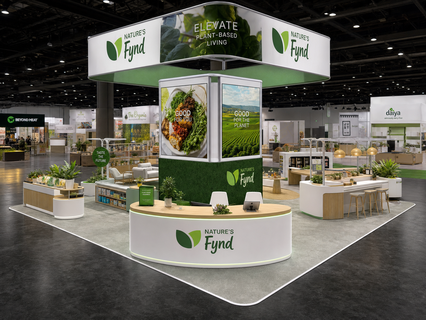 40x40 LED Trade Show Exhibit for JCK in Miami - LED exhibit thumbnail