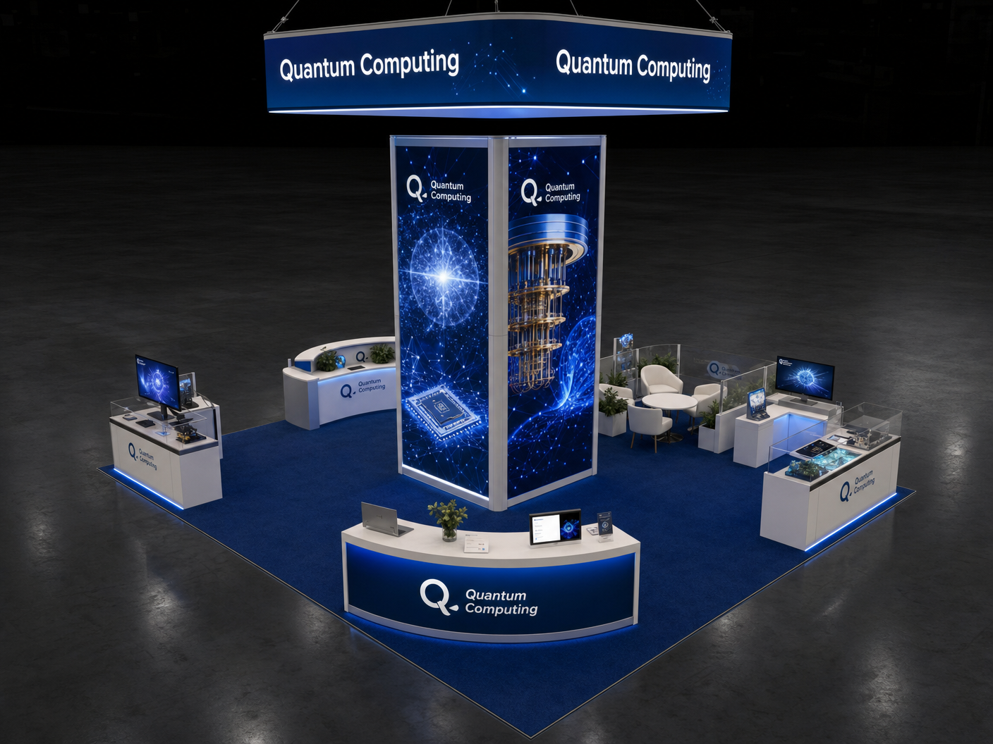 20x20 LED Trade Show Exhibit for InfoComm in Orlando - LED exhibit thumbnail