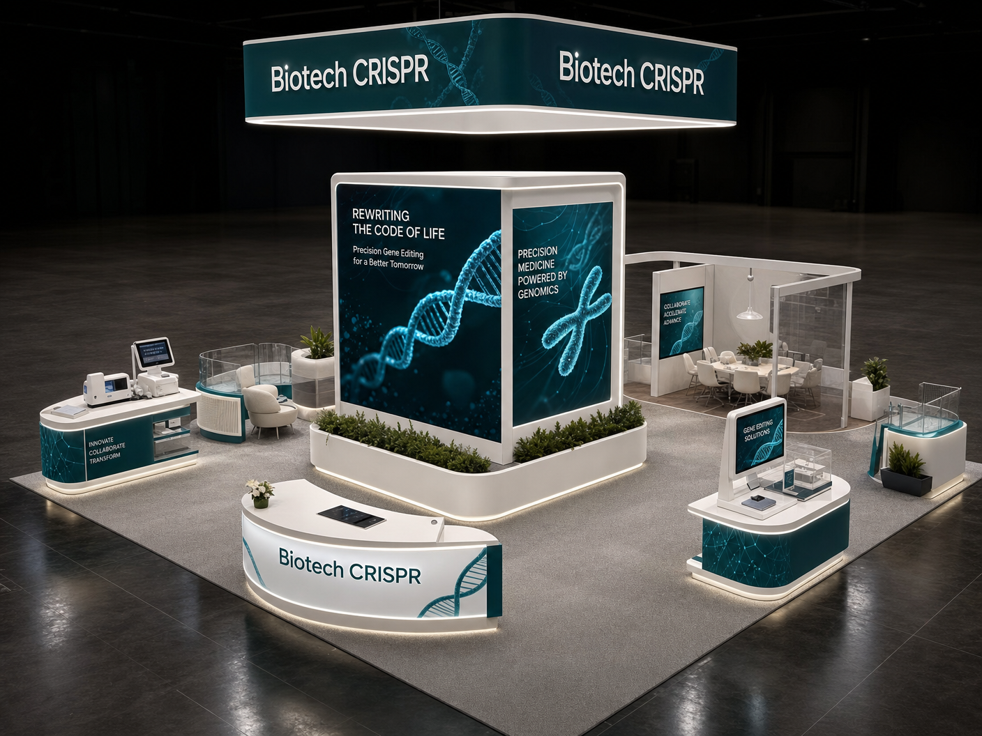 20x20 LED Trade Show Exhibit for NAB Show in Las Vegas - LED exhibit thumbnail