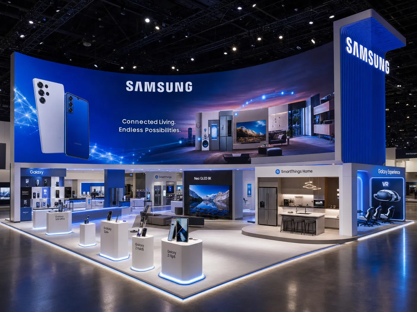 30x30 Interactive LED Exhibit for NAB Consumer Electronics