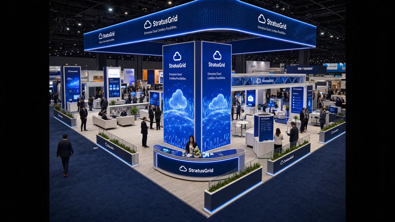 JCK 40x40 LED Video Wall Exhibit – Retail Companies - LED exhibit thumbnail
