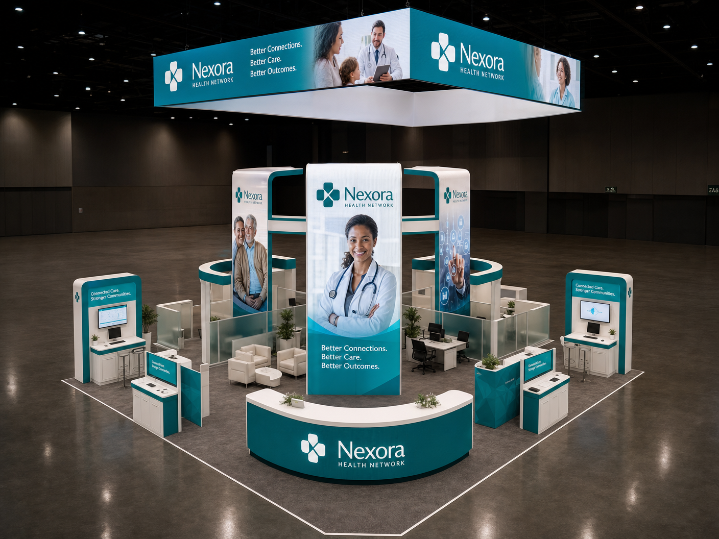 30x40 LED Display Exhibit for IMTS in Chicago - LED exhibit thumbnail