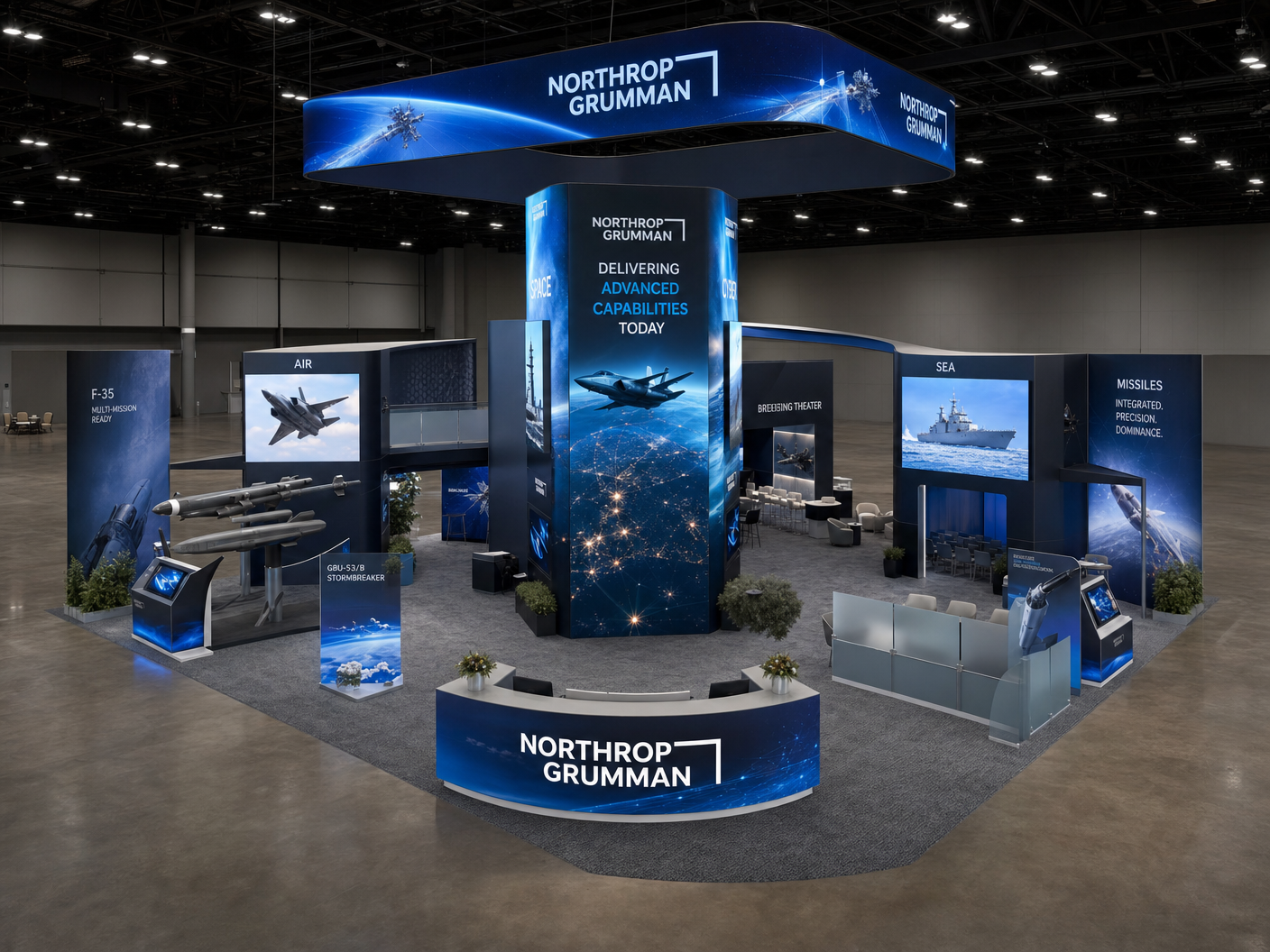 30x40 LED Display Exhibit for PACK EXPO in Chicago - LED exhibit thumbnail