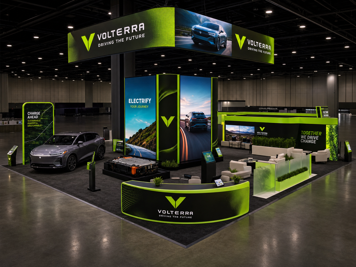 PGA Show 30x40 LED Trade Show Exhibit – Sports Brands - LED exhibit thumbnail