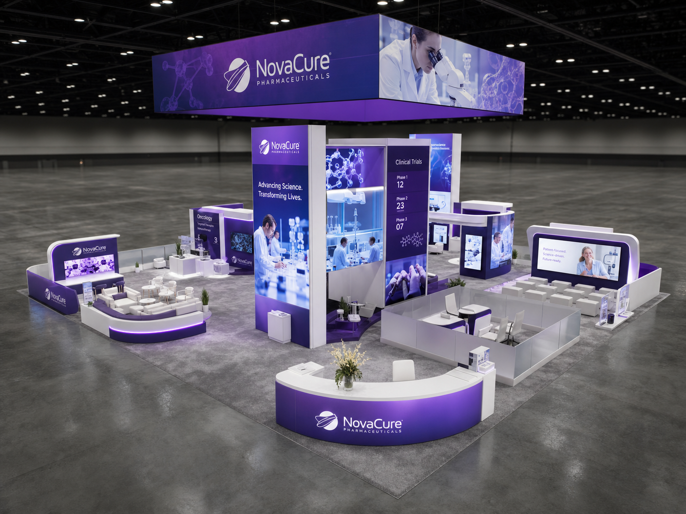 SEMA Show 30x30 LED Exhibit Rental – Automotive Brands - LED exhibit thumbnail