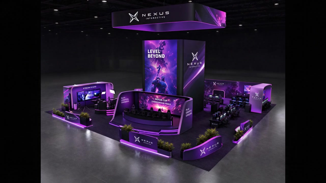 30x40 LED Trade Show Exhibit for SuperZoo in Dallas - LED exhibit thumbnail