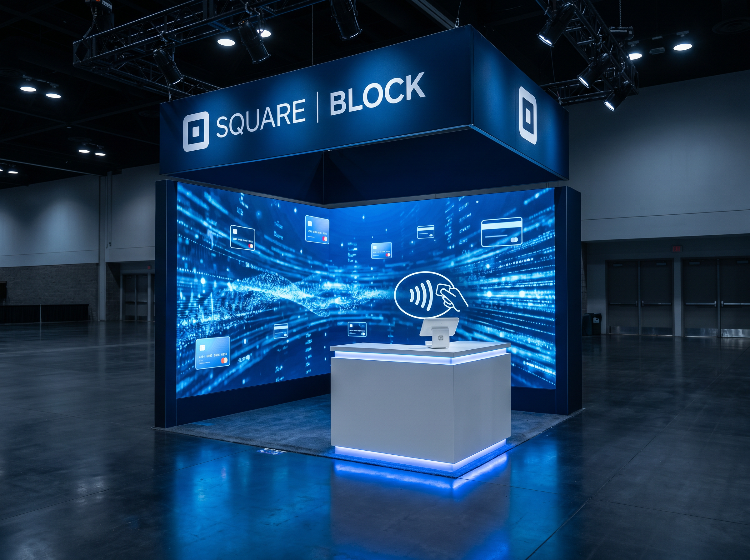 Cloud Computing Conference 10x10 LED Technology Exhibit – Technology Companies - LED trade show exhibit rental