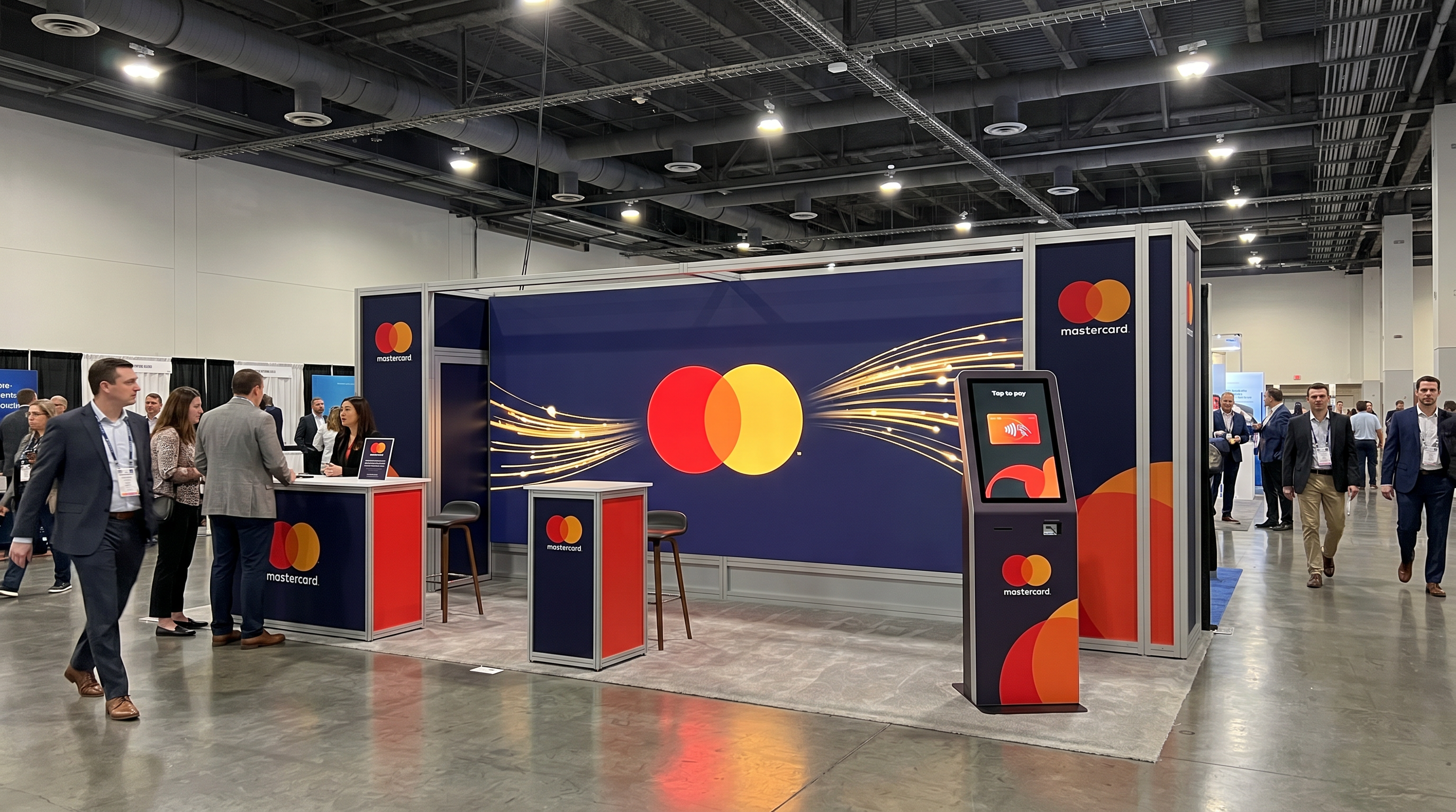 IMEX America 10x30 LED Trade Show Exhibit for Technology Companies - LED exhibit thumbnail