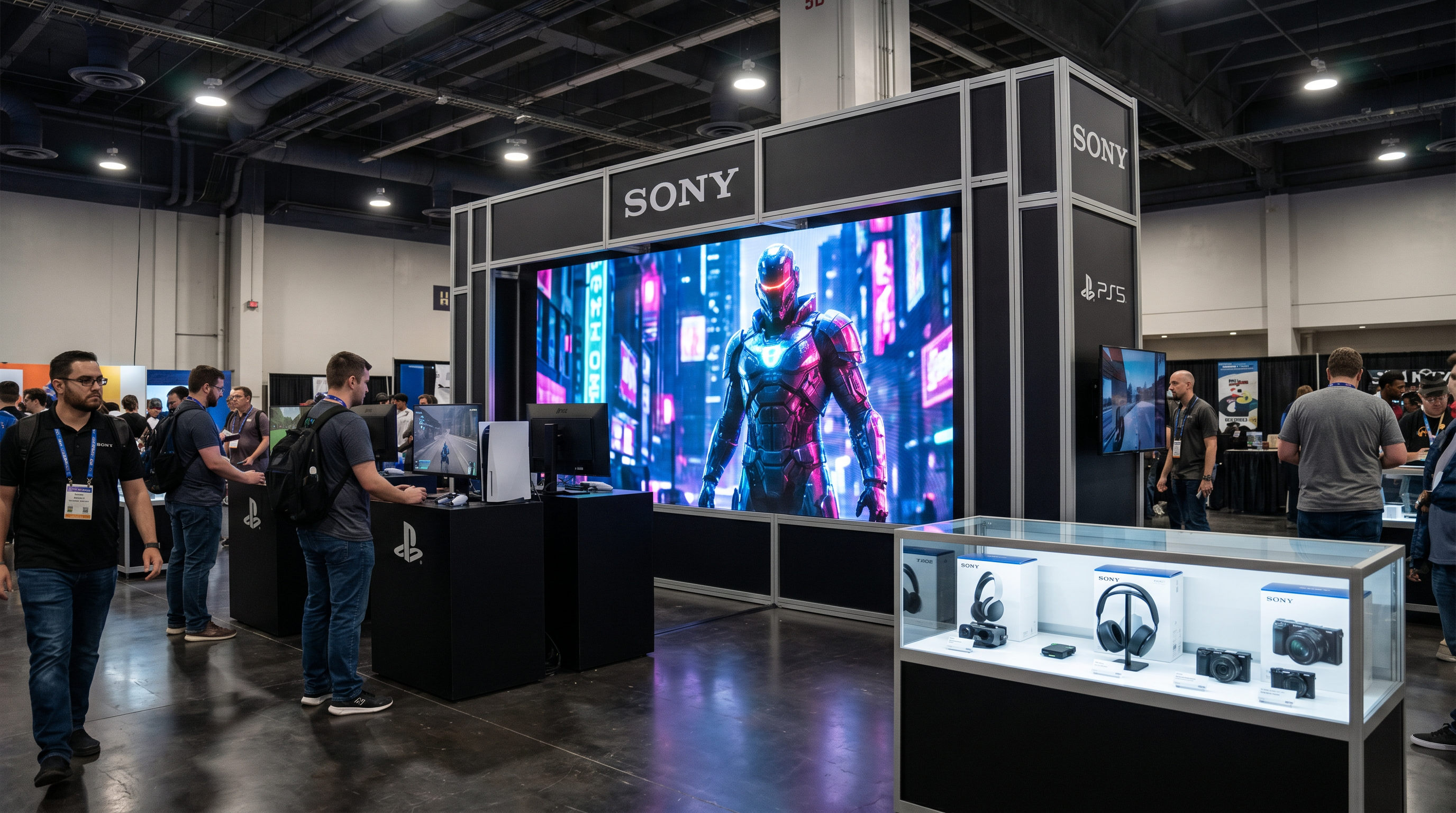 NAPE 10x40 Interactive LED Exhibit – Technology Companies - LED exhibit thumbnail