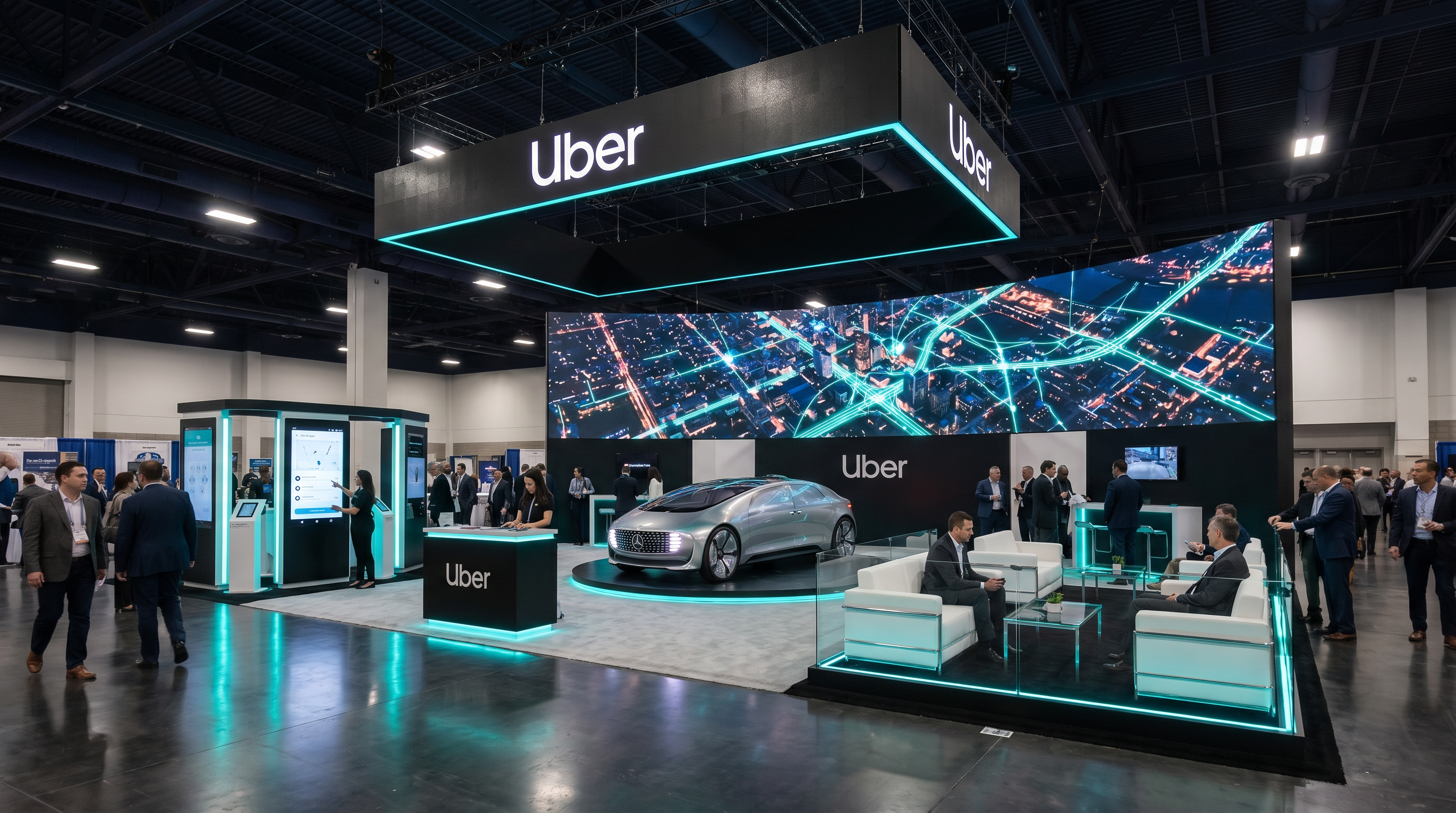 20x20 LED Trade Show Exhibit for IMTS in Las Vegas - LED exhibit thumbnail