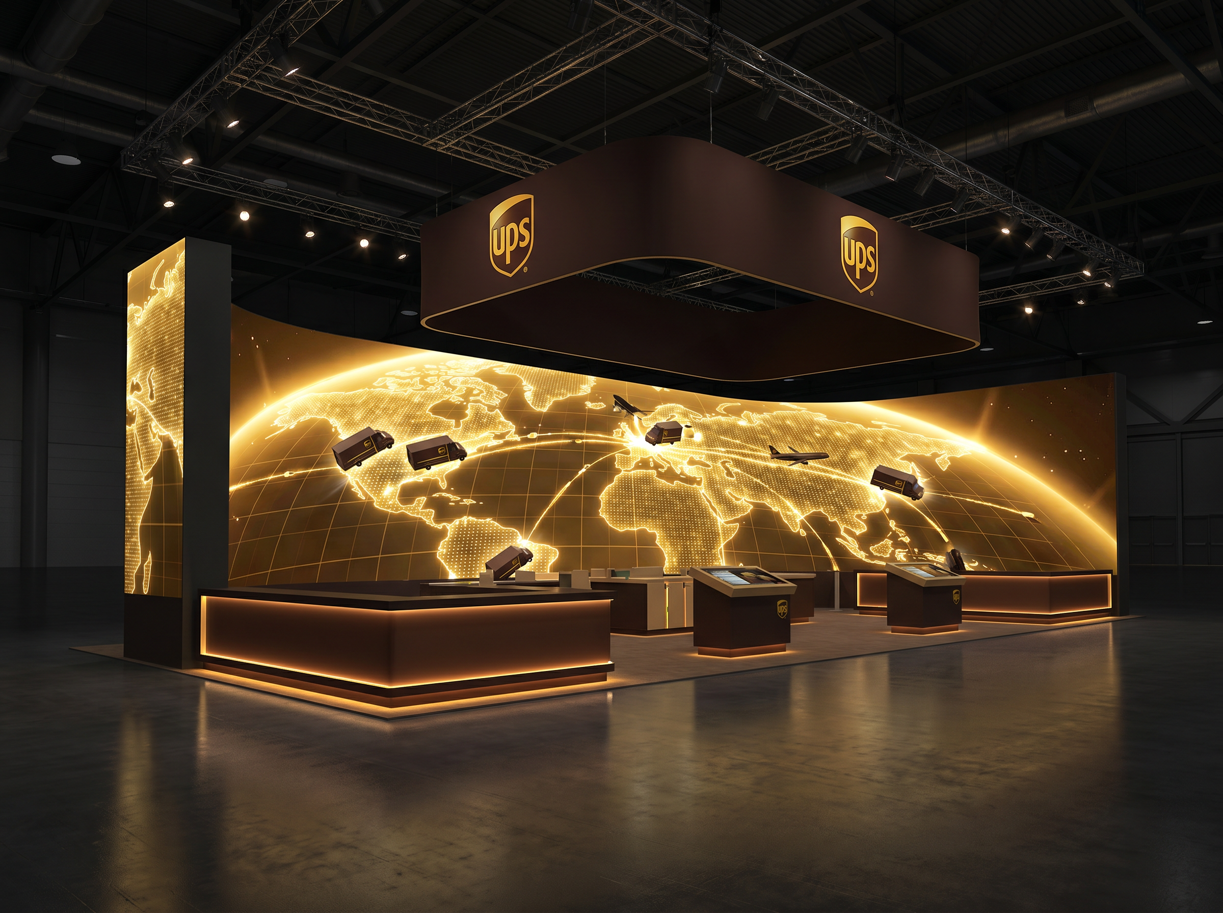 10x40 LED Trade Show Exhibit for ASD Market Week in New York - LED exhibit thumbnail