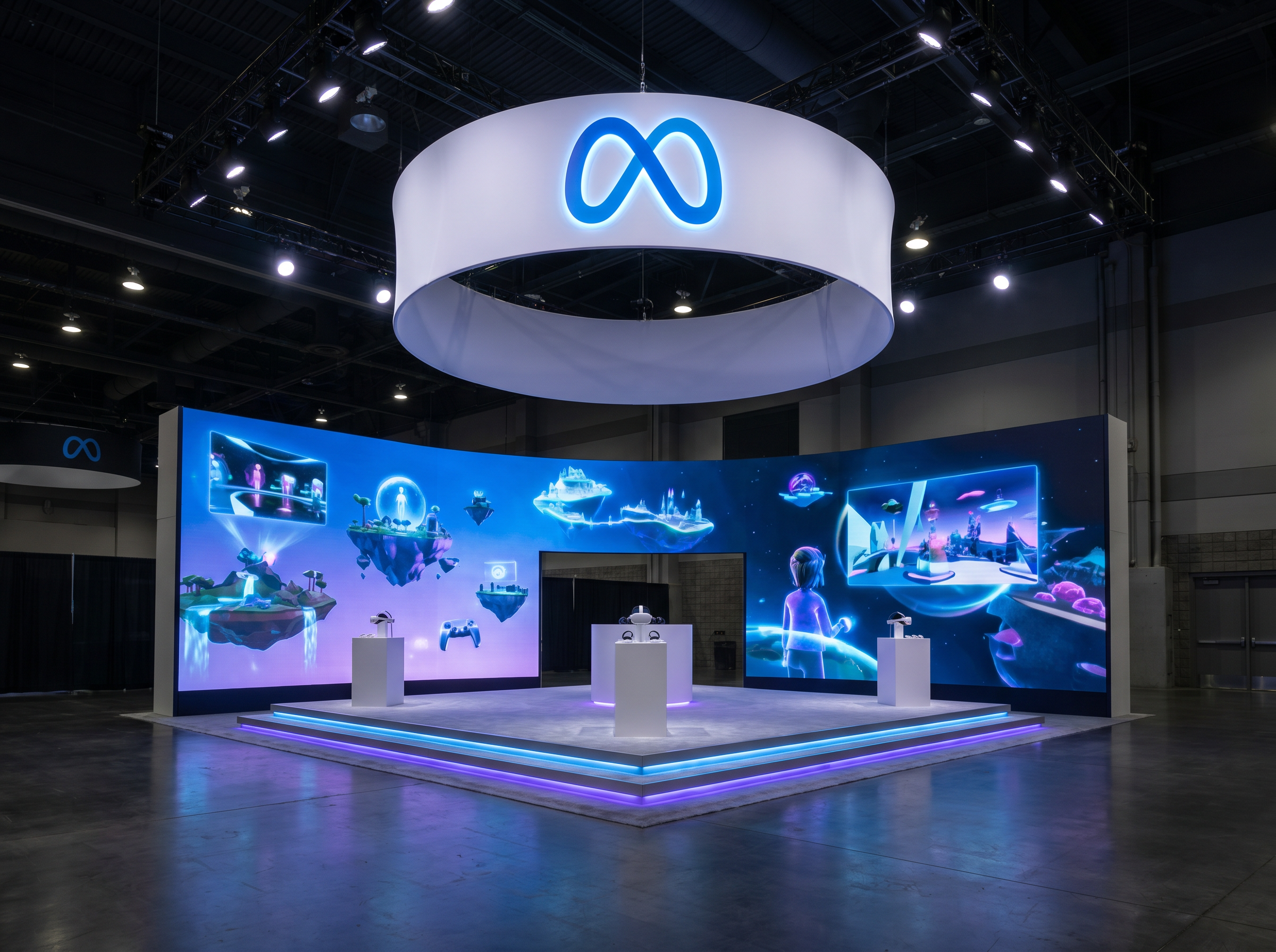 20x20 LED Exhibit Rental for Comic-Con Chicago - LED exhibit thumbnail