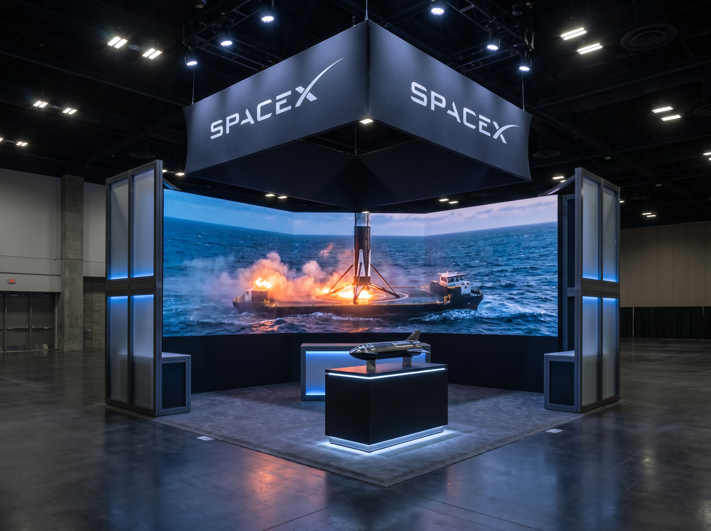 20x20 LED Exhibit Rental for CONEXPO-CON/AGG Las Vegas - LED exhibit thumbnail