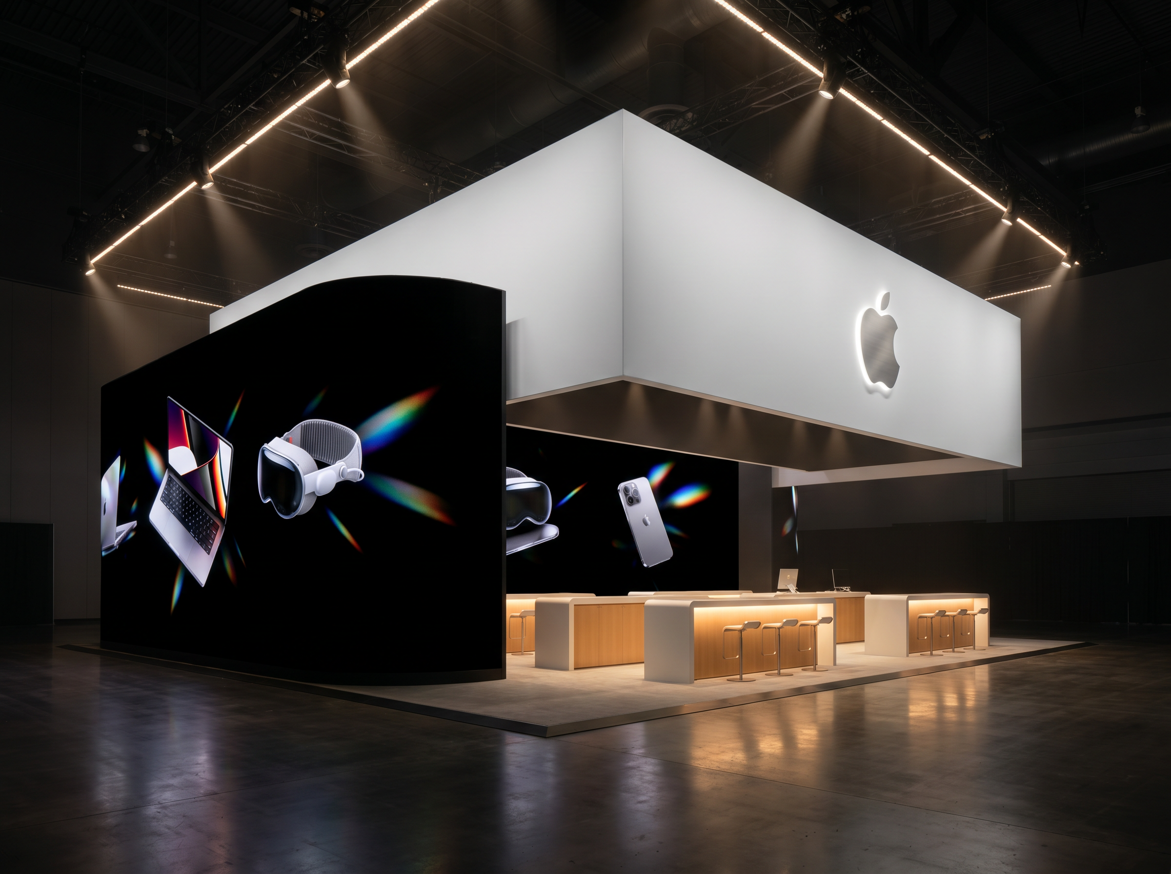 Black Hat 30x30 LED Video Wall Exhibit – Technology Companies - LED exhibit thumbnail