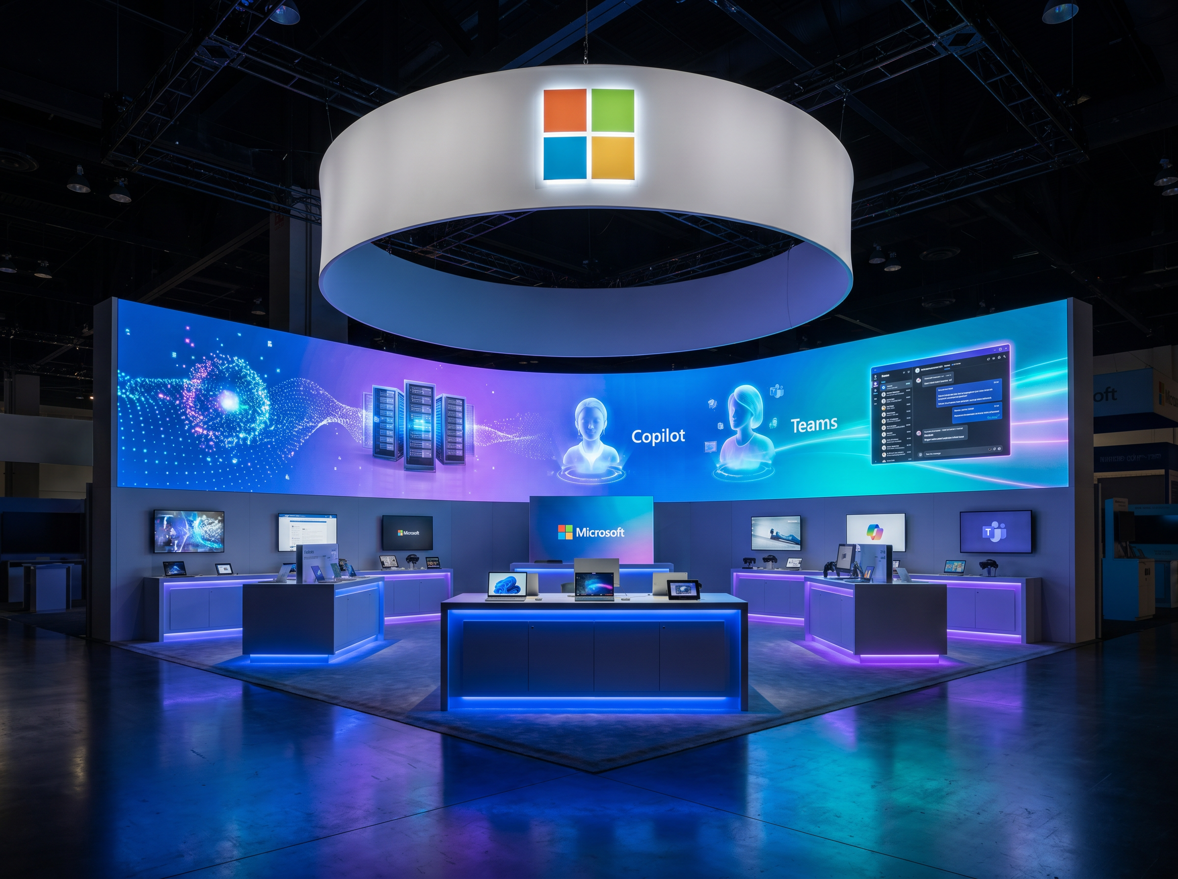 30x30 LED Exhibit Rental for Money20/20 Denver - LED exhibit thumbnail
